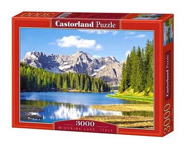 Puzzle 3000 Jezioro Misurina - Włochy CASTOR