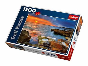 Puzzle 1500 Wybrzeże Hiszpanii TREFL