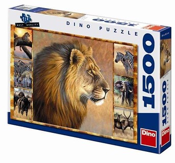 Puzzle 1500 Afryka DINO