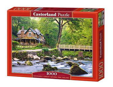 Puzzle 1000 Domek nad potokiem - Anglia CASTOR