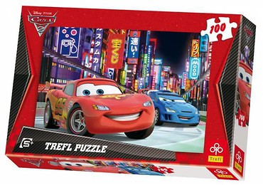 Puzzle 100 Auta Tokio nocą TREFL