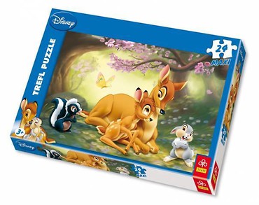 Puzzle 24 maxi Bambi Najlepiej z mamą TREFL