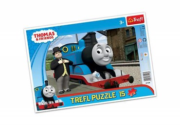 Puzzle ramkowe 15 Tomek i przyjaciele TREFL