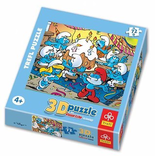 Puzzle 72 Smerfy Smerfne urodziny 3D TREFL
