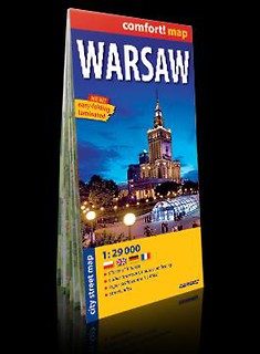 Comfort!map Warsaw (Warszawa) 1:29 000 laminat