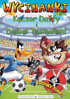 Wycinanki Kaczor Daffy i Diabeł Tasmański