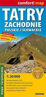 Comfort!map Tatry Zachodnie Polskie i Słowackie