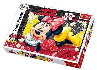 Puzzle 100 Wesoła Minnie TREFL