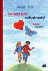 Czerwone serce, niebieski motyl