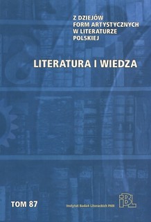 Literatura i wiedza Tom 87