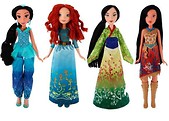 Lalka Księżniczka - Merida/Mulan różne rodzaje