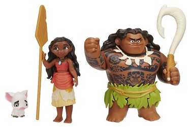 Lalka Mini Vaiana - różne rodzaje