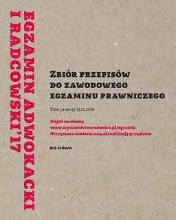 Zbiór przepisów do zawodowego egzaminu prawniczego