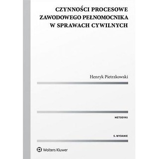 Czynności procesowe zawodowego pełnomocnika...