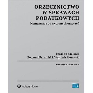 Orzecznictwo w sprawach podatkowych