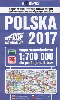 Polska Mapa samoch. dla profesjonalistów 1:7000