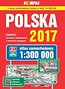 Atlas samochodowy Polska 1:300 000 w. 2017