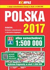 Atlas samochodowy Polski kompas 1:500 000 w.2017