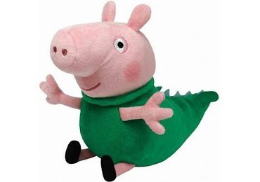 Ty Beanie Babies Świnka Peppa - George dinozaur