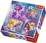 Puzzle 4w1 Gwiezdne przyjaciółki TREFL