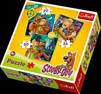 Puzzle 3w1 Scooby-Doo Uwaga! Duchy! TREFL