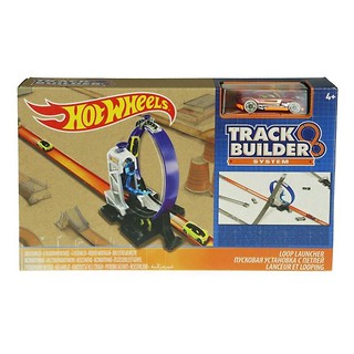 Hot Wheels Track Builder Zestaw Pętla z wyrzutnią