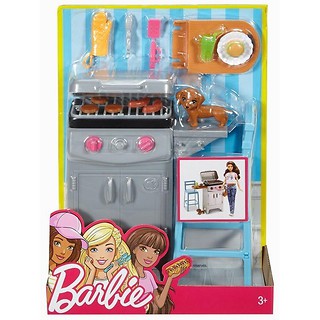 Barbie - Akcesoria wypoczynkowe Zestaw do grilla
