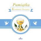 Pamiątka Komunii Świętej - niebieska