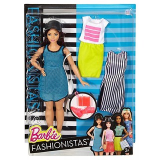 Barbie Fashionistas Curvy Dark-Haired