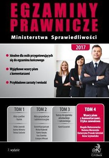 Egzaminy Prawnicze Ministerstwa Spraw. 2017 T.4