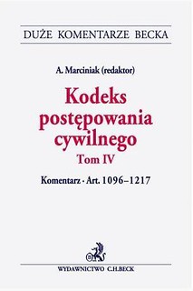 Kodeks postępowania cywilnego T.4