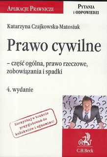 Prawo cywilne - część ogólna, prawo rzeczowe...