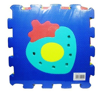 Puzzle podłogowe 10 el. Owoce