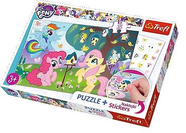 Puzzle 35 plus - Kucyki i ptasie drzewo TREFL