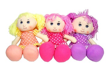 Lalka Dorotka szmacianka mówiąca po polsku