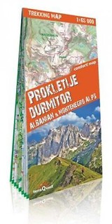 Trekking map Prokletije i Durmitor 1:65 000