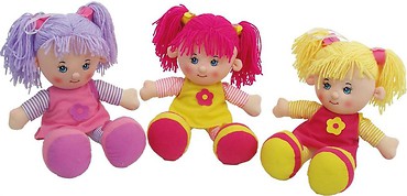 Lalka miękka 35cm Kwiatek I, 3 rodzaje