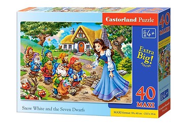 Puzzle 40 maxi - Królewna Śnieżka CASTOR