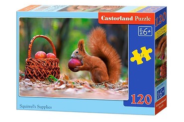 Puzzle 120 Squirrel's Supplies CASTOR