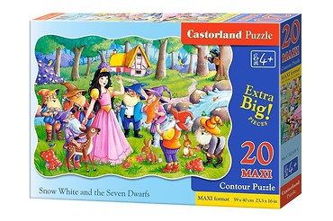 Puzzle 20 maxi - Królewna Śnieżka CASTOR