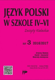 Język Polski w Szkole IV-VI nr 3 2016/2017