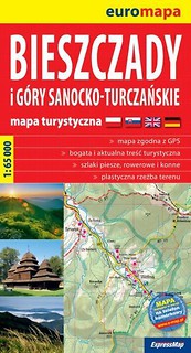 Euromapa Bieszczady, Góry Sanocko-Tulczańskie