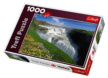 Puzzle 1000 Złote wodospady, Islandia TREFL