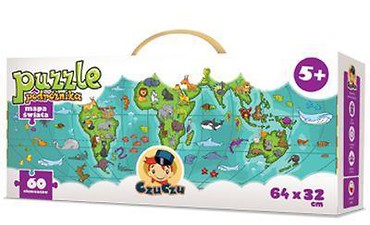 Puzzle Podróżnika - Mapa Świata