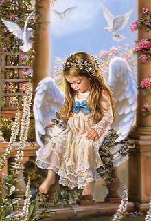 Puzzle 1500 Aniołek i zwierzaki CASTOR