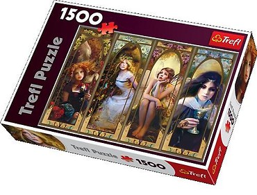 Puzzle 1500 Fantasy kolaż TREFL