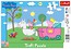Puzzle ramkowe 15 Peppa rycerz TREFL