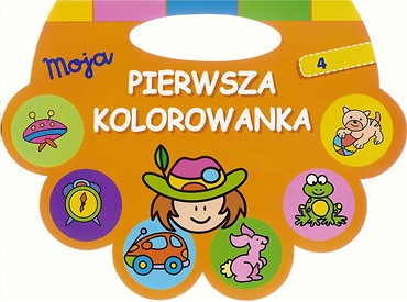 Moja pierwsza kolorowanka pomarańczowa