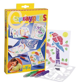 Spray Pens. Rysunki z dmuchanymi flamastrami