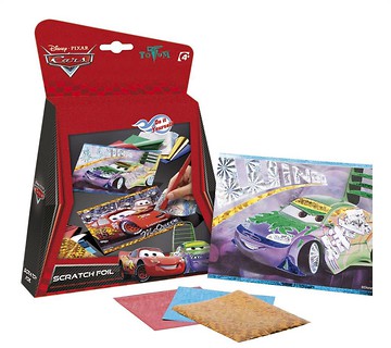 Cars. Scratch foil - kartki